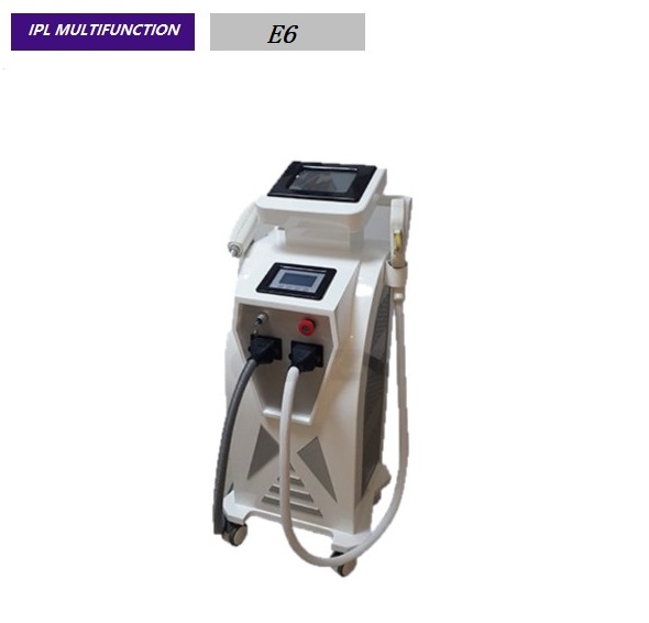 Vertical IPL Elight Hair Removal ND Yag Laser Tattoo And Pigment Removal Comercial Beauty Machine E6