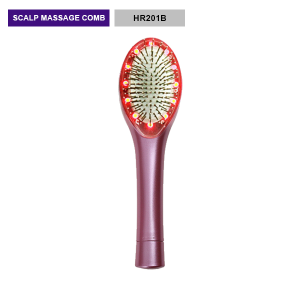 Head Massage Care Vibration Scalp Ion Comb Hair Growth Machine HR201B