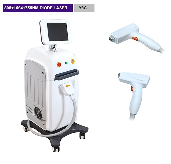 3 in 1 low price  755nm 808nm 1064nm diode laser hair removal machine Y9C