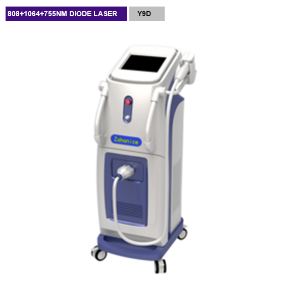 Y9D laser epilator portable non channel diode laser 808nm permanent  laser hair removal  machine