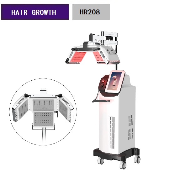 650nm Diode Hair Growth Machine Laser Therapy Machine HR208 1 Year Warranty HR208