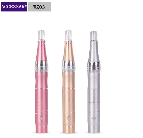 3 Color Derma Pen WZ03 Electric Machine Five Stage Charging Micro Needle Beauty Instrument