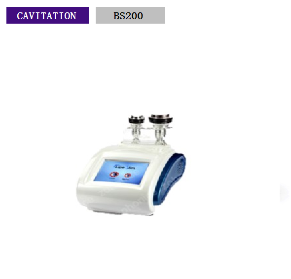 Safety Cavitation sound Fat Burning Machine 2 Handles With 8 Inch TFT Screen  BS200