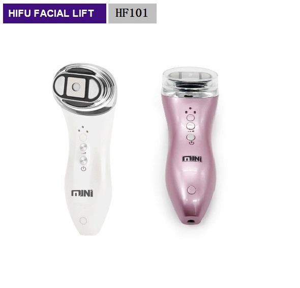Portable Mini HIFU Facial Lifting Neck Embossing RF Beauty Device HF101