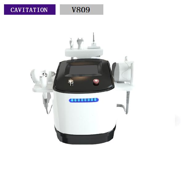 Spa RF Vshape With Cavitation Vacuum Body Slimming Therapy Beauty Machine V809