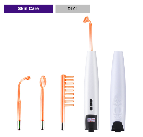 Portable electrode tube high frequency skin rejuvenator Beauty Machine DL01