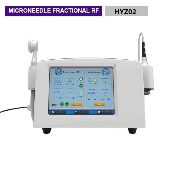 Portable fractional microneedle RF face lifting wrinkle removal machine HYZ02